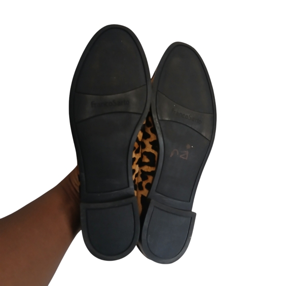 New Franco Sarto Women's Hadden2 Leopard Print Tassle Loafer Flat Size 9M - Picture 13 of 14